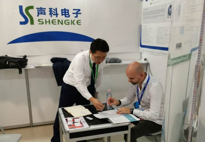 聲科產品深受國外展會友商好評(圖2)